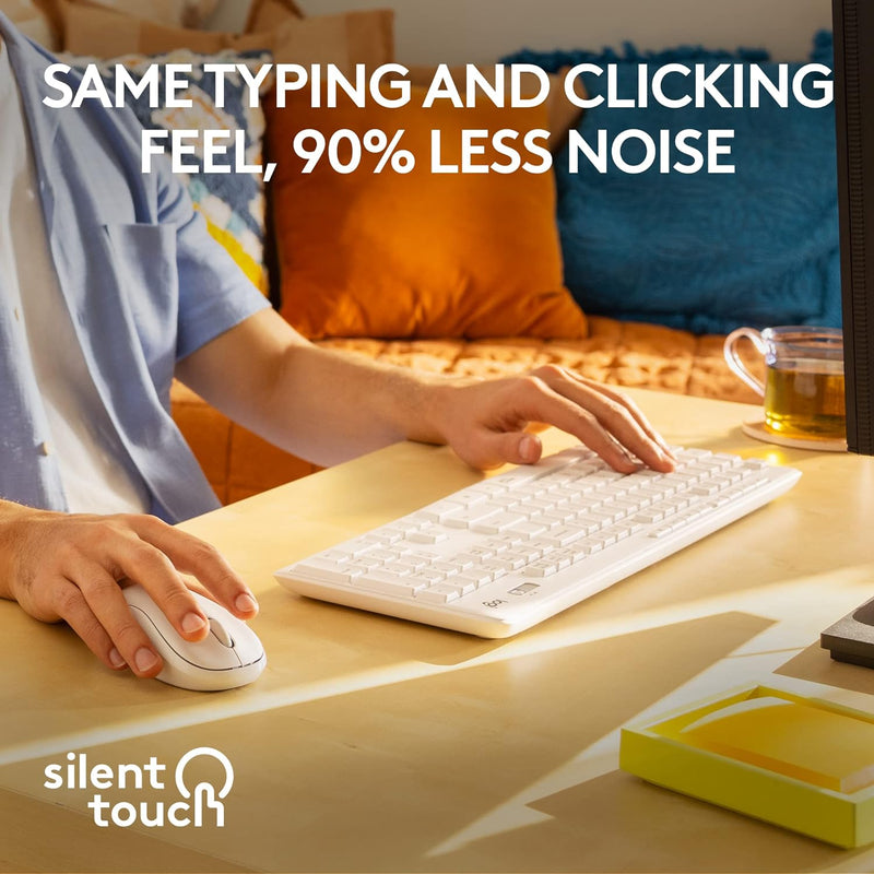 Logitech MK295 Silent Wireless Combo (English Version) - White 白色 920-009834 原裝行貨