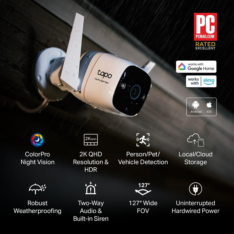 TP-Link Tapo C325WB Outdoor Security CCTV Wifi Camera