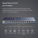 TP-Link TL-SG116 16-Port Gigabit Desktop Steel Case Switch