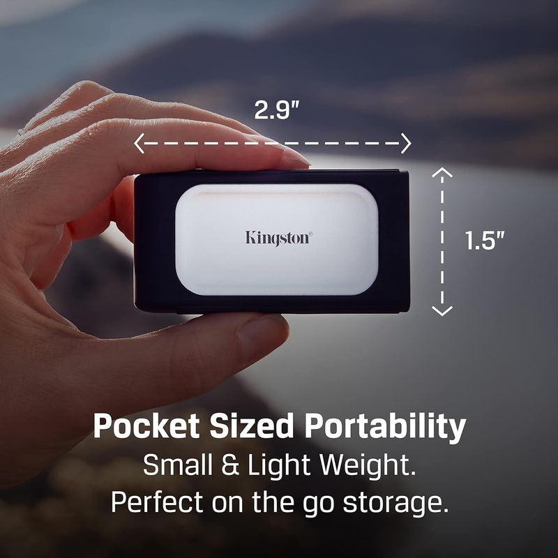 Kingston 1TB XS2000 USB Type-C 3.2 Gen 2x2 Portable SSD SXS2000/1000G