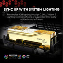 G.SKILL 32GB Kit (2x16GB) Trident Z5 ROYAL RGB Gold 金色 F5-6400J3039G16GX2-TR5G DDR5 6400MHz CL30 Memory