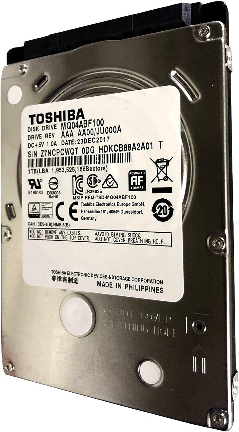 Toshiba 1TB MQ04ABF100 2.5" SATA 5400rpm 128MB Cache HDD