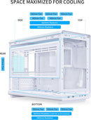 LIAN LI DAN Cases A3-mATX A3W-Wooden 木紋 (白色) mATX Case