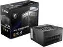 MSI 1000W MPG A1000G PCIE5 ATX 3.0 80Plus Gold Full Modular Power Supply (PS-MPA10G5)