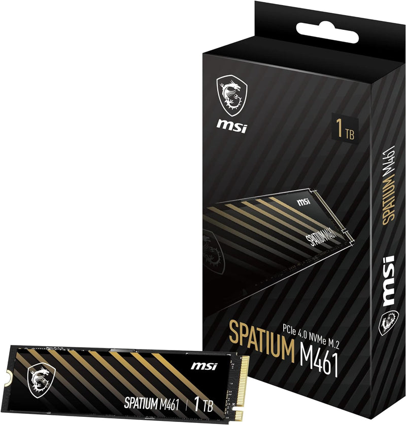 MSI Spatium M461 1TB 3D NAND(QLC) PCIe 4.0 NVMe M.2 SSD