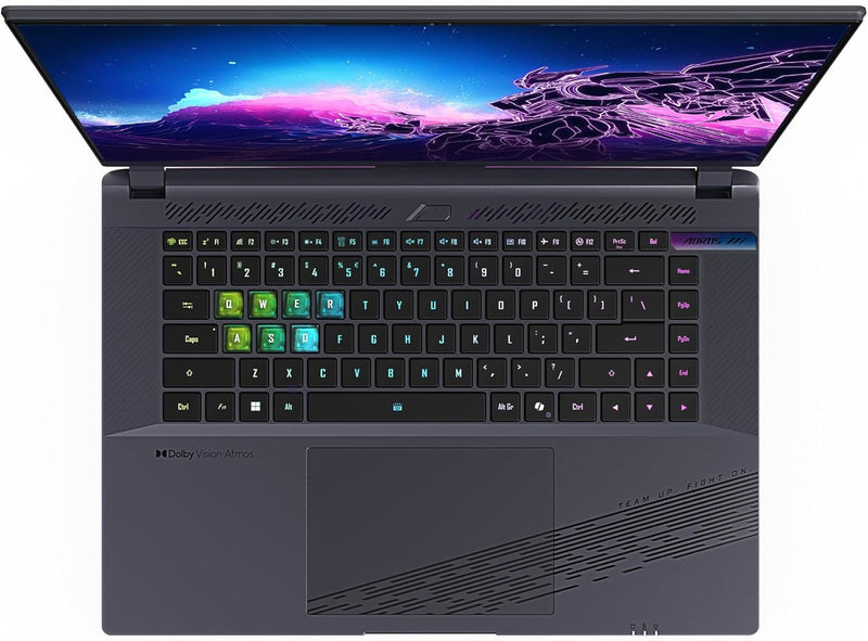 Gigabyte AORUS 16X ASG 2024 /16.0 QHD+ 165Hz/RTX 4070/i9-14900HX/DDR5 5600 16GB*2/Gen4 1TB/Win11 Home (AORUS 16X ASG-63HKC64SH)