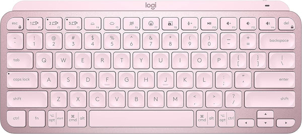 Logitech MX KEYS Mini 智能無線鍵盤 (English Version) - Rose Pink 玫瑰粉色 920-010507 原裝行貨