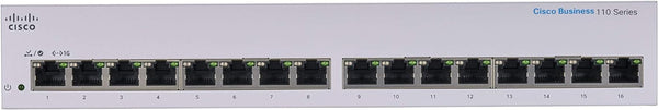 Cisco Business CBS110 16-Port Gigabit Switch (CBS110-16T-UK / NE-11016T) 