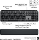 Logitech MX KEYS S Combo 無線高效鍵盤滑鼠組合(MX Master 3S、MX Keys S 和 MX 手托) 920-011605 原裝行貨