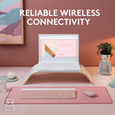 Logitech MK470 Slim Wireless Combo (English Version) - Rose Pink 玫瑰粉色 920-011326 原裝行貨