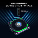 LIAN LI UNI FAN SL Wireless LCD 120mm Case Fan - BLACK (12SLLCD1W1B)