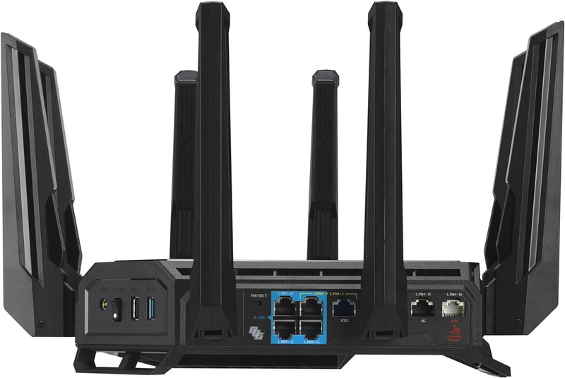 ASUS ROG Rapture GT-BE98 BE25000 WiFi 7 Quad-Band Gaming Router (NE-AGBE98)