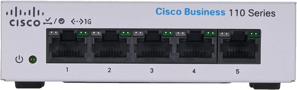 Cisco CBS110 5-Port Gigabit Switch (CBS110-5T-D-UK / NE-1105TD)
