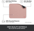 Logitech Studio Mouse Pad 滑鼠墊 - Rose Pink 玫瑰粉色 956-000033 原裝行貨