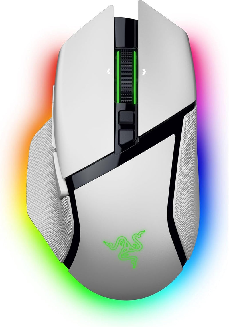 Razer Basilisk V3 Pro 35K Ergonomic Wireless Gaming Mouse White Edition White RZ01-05240200-R3A1 