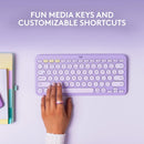 Logitech K380 跨平台藍牙鍵盤 (English Version) - Xingmu Zi 星暮紫色 920-011146 原裝行貨