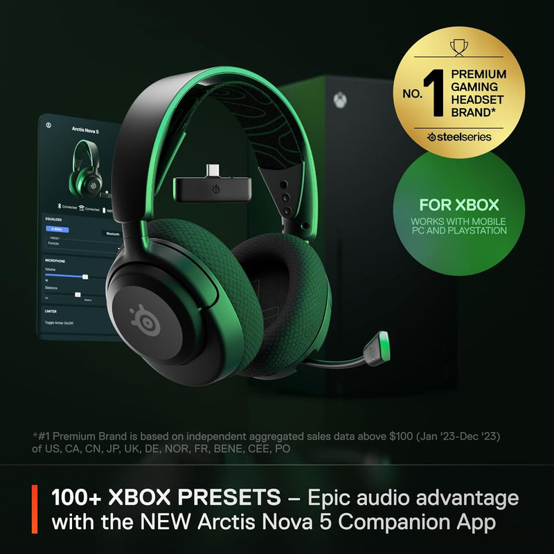 SteelSeries Arctis Nova 5X Wireless 無線電競遊戲耳機 (61676)
