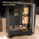 Okinos Cypress 5 ARGB (Wood) ATX Case