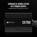 CORSAIR 750W CX750 80Plus Bronze Power Supply (CP-9020279-UK)