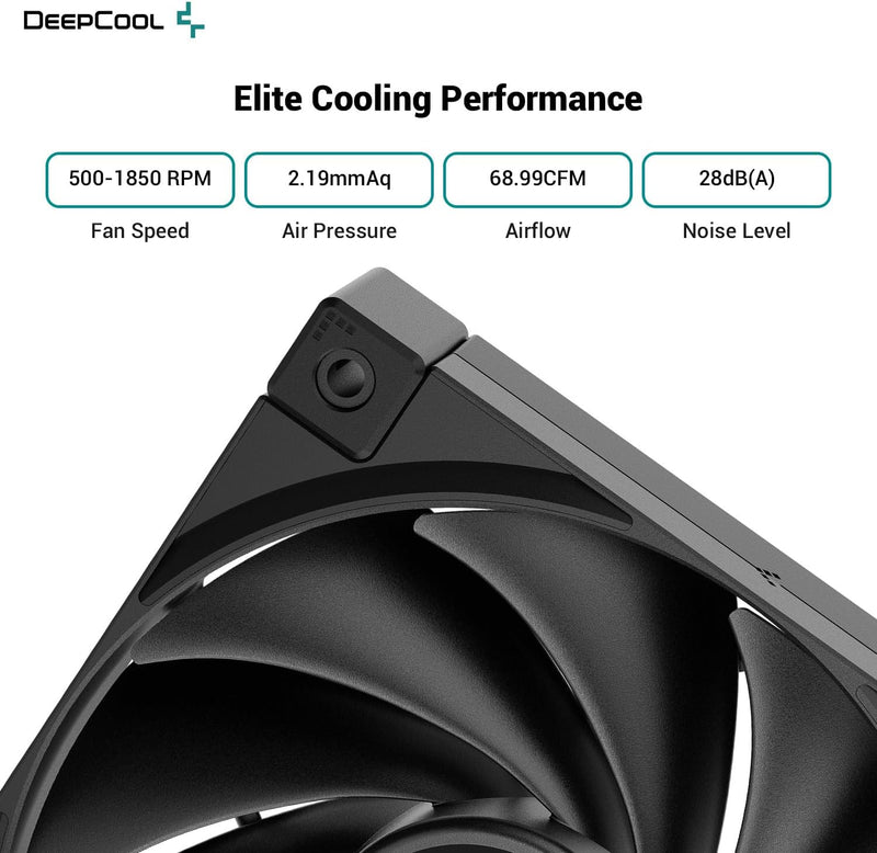 DeepCool AG620 BK ARGB CPU Cooler, 2 x 120mm Fans, 6 Copper Radiators Black 黑色 (AIRDC-AG620-BK-ARGB)