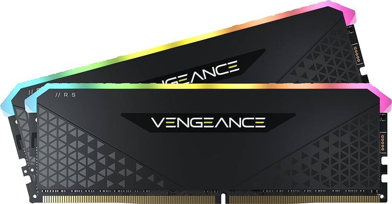 CORSAIR 32GB Kit (2x16GB) VENGEANCE RGB RS CMG32GX4M2D3600C18 DDR4 3600MHz Memory 