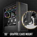 Antec PCI-E 4.0 Riser Cable With Vertical Bracket Cable Kit (200mm) - (黑色) Black (AT-RCVB-BK200-PCIE-RTX40)