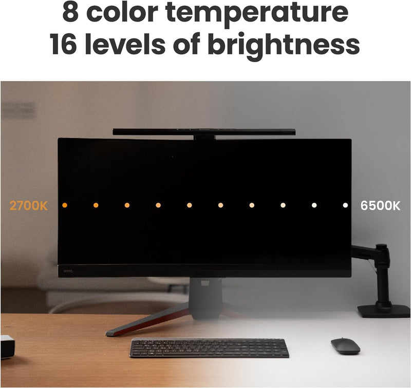 BenQ ScreenBar Pro 銀色 螢幕智能掛燈