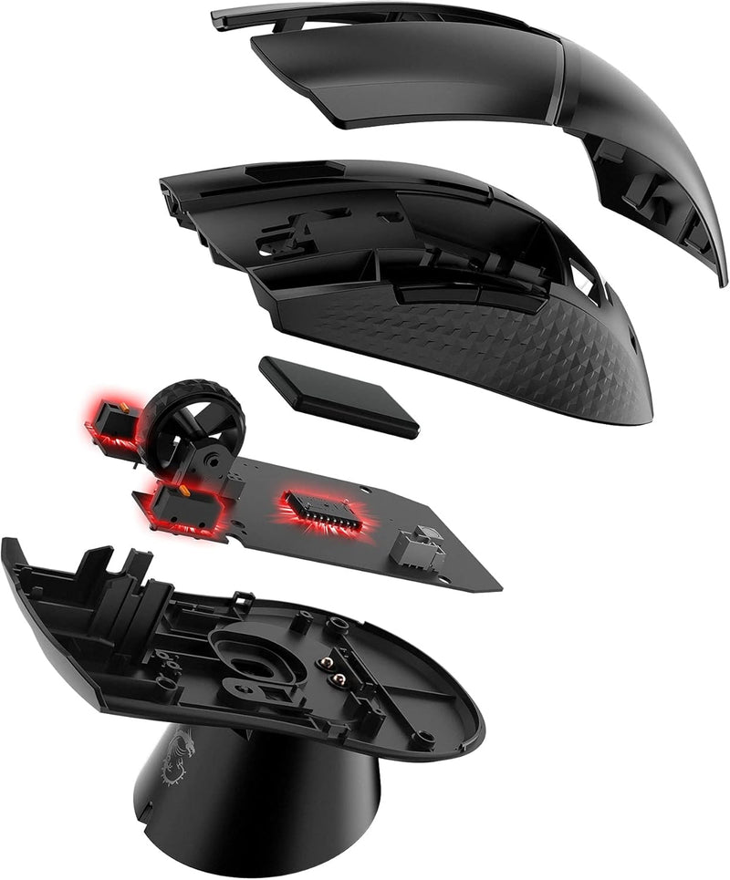 MSI CLUTCH GM41 WIRELESS 輕量無線電競滑鼠 (ME-MCLGM4W)