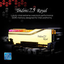 G.SKILL 32GB Kit (2x16GB) Trident Z5 ROYAL RGB Gold 金色 F5-6400J3039G16GX2-TR5G DDR5 6400MHz CL30 Memory