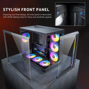 ANTEC C5 ARGB Black 黑色 無立柱全景 ATX Case * 預裝7把ARGB風扇