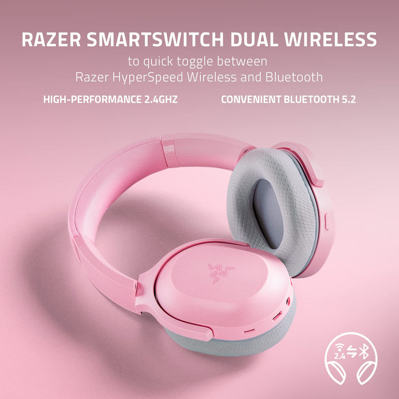 Razer Barracuda 多平台無線遊戲耳機 - Quartz 粉紅色 RZ04-03790300-R3M1