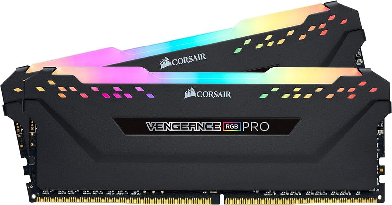 CORSAIR 32GB Kit (2x16GB) VENGEANCE RGB PRO CMW32GX4M2E3200C16 DDR4 3200MHz Memory