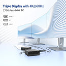 MINIX Z100-AERO Mini PC ( Alder Lake N100 / 16GB DDR4 / 512GB SSD / Windows 11 Pro)