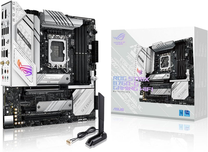 ASUS ROG STRIX B760-G GAMING WIFI DDR5,LGA 1700 mATX Motherboard