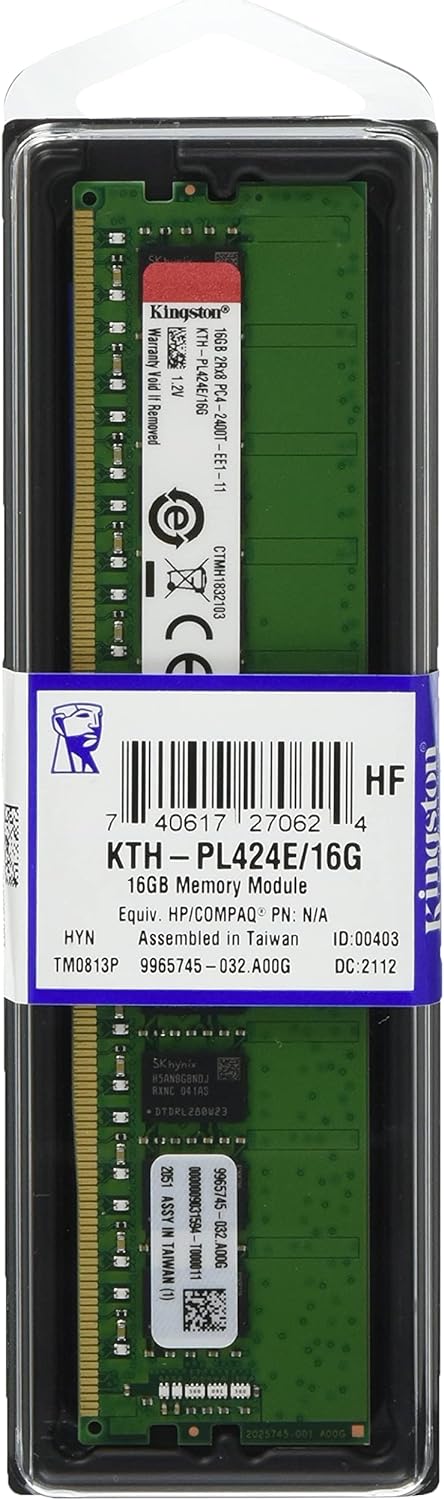 Kingston 16GB KTH-PL424E/16G DDR4 2400MHz ECC Memory