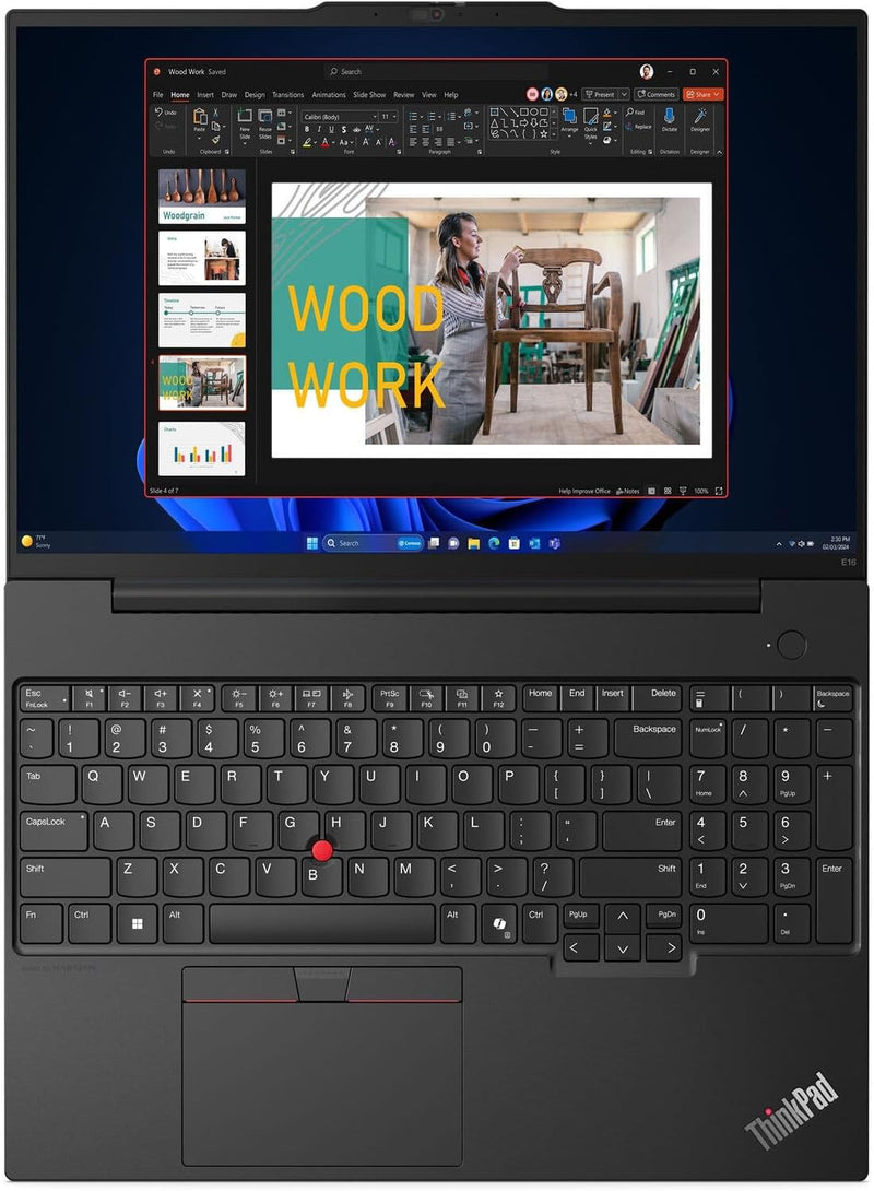 LENOVO 16" ThinkPad E16 Gen2 (Ultra 5-125U/16GB/1TB/W11P/1-year home warranty) business notebook computer 