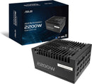 ASUS 2200W Pro WS Platinum 80 PLUS Platinum, ATX 3.1, Full Modular Power Supply (PS-APW2K2) - 10年保養