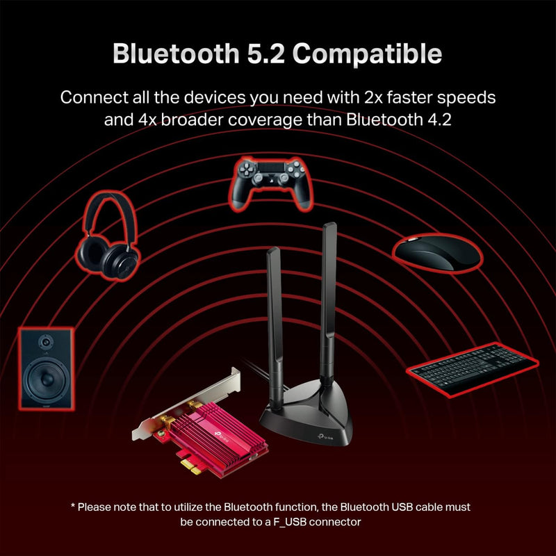 TP-Link Archer TX3000E AX3000 Dual Band Wi-Fi 6 Bluetooth 5.0 PCI Express Adapter