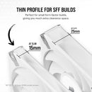 Corsair iCUE AF120 RGB SLIM 120mm PWM Fluid Dynamic Bearing Single Fan - White 白色 (單件裝) CO-9050164-WW