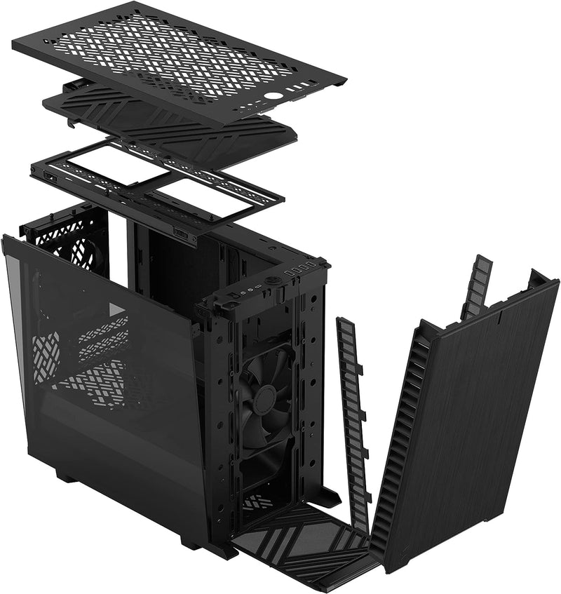 Fractal Design Define 7 Nano Black TG Light Tint Mini-ITX Case FD-C-DEF7N-02 