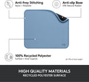 Logitech Studio Mouse Pad 滑鼠墊 - Sky Blue 天空藍 956-000034 原裝行貨