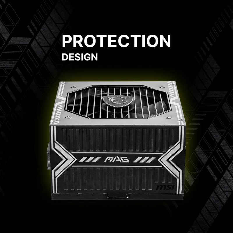 MSI 650W MAG A650BN 80Plus Bronze Power Supply (PS-MAA65BN)