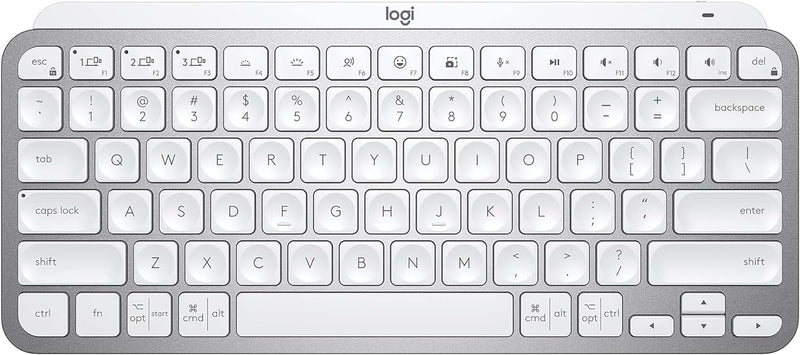Logitech MX KEYS Mini Smart Wireless Keyboard (English Version) - Light Gray 920-010506 Original licensed product 