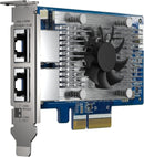 QNAP QXG-10G2T-X710 Dual-port (10GBASE-T) 10GbE network expansion card, Intel X710, PCIe Gen3 x4