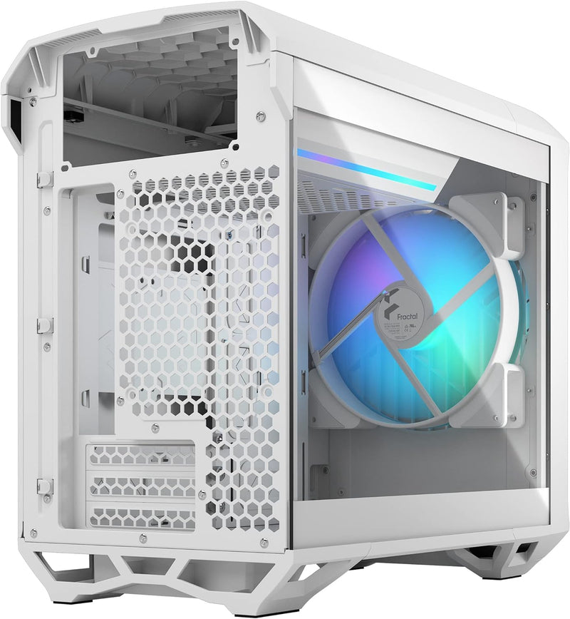 Fractal Design Torrent Nano RGB White TG Light Tint Mini-ITX Case FD-C-TOR1N-05 
