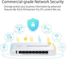 ASUS ExpertWiFi EBG19P 8-Port Gigabit PoE+ VPN Smart Managed Network Switch
