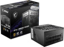 MSI 850W MPG A850G PCIE5 ATX 3.0 80Plus Gold Full Modular Power Supply (PS-MPA85G5)