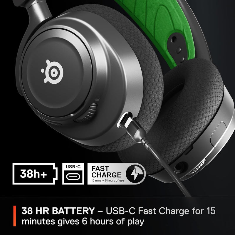 SteelSeries Arctis Nova 7X (黑色) 多平台高級無線Xbox遊戲耳機 (61565)