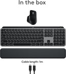 Logitech MX KEYS S Combo 無線高效鍵盤滑鼠組合(MX Master 3S、MX Keys S 和 MX 手托) 920-011605 原裝行貨