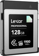 Lexar DIAMOND SERIES 128GB PROFESSIONAL CFexpress™ TYPE B CARD (up to 1900MB/s read, 1700MB/s write) LCXEXDM128G-RNENG